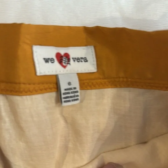 Anthropology We Love Vera Goldfish Bowl A-line skirt - Picture 3 of 5